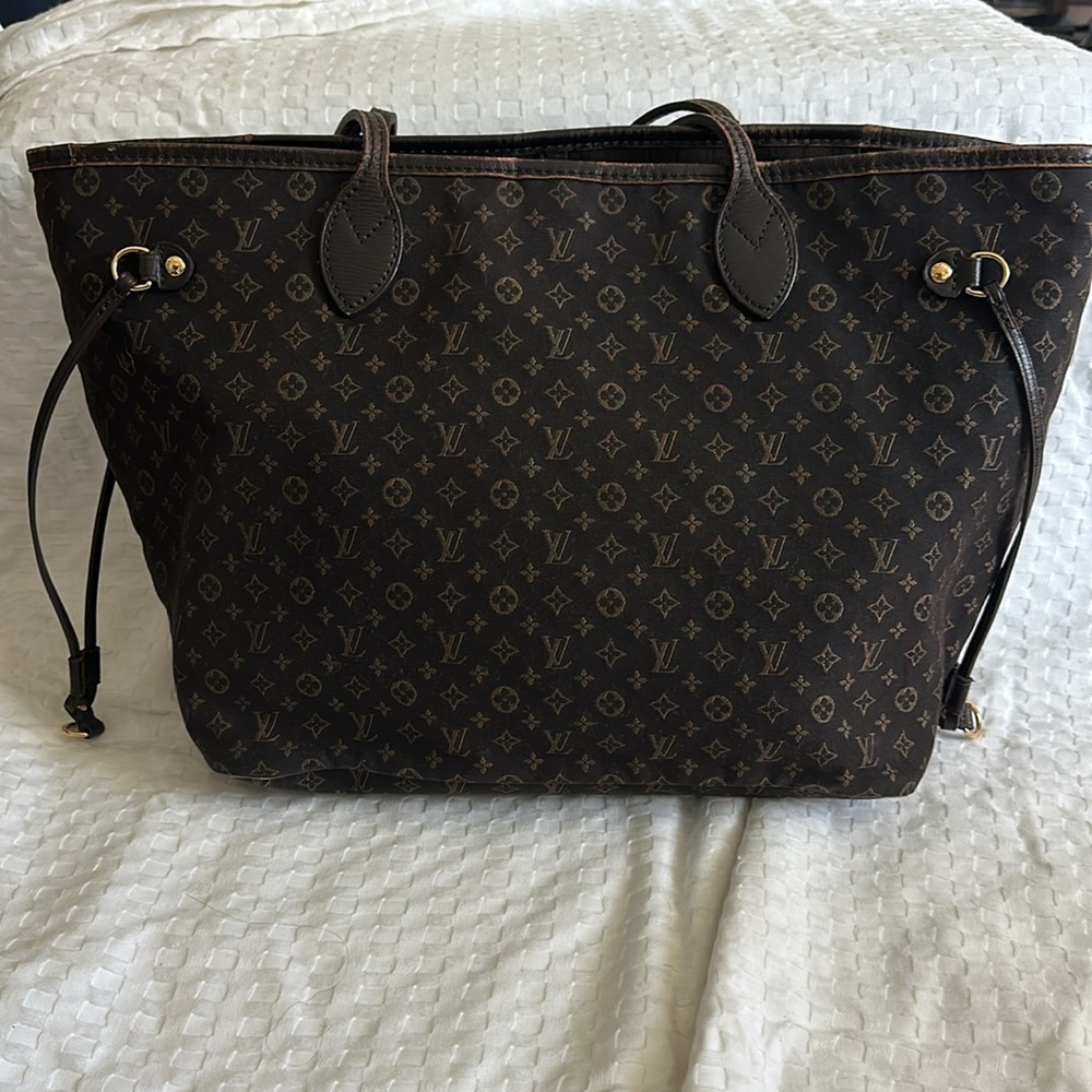 Louis Vuitton Monogram Mini Lin Idylle Neverfull MM